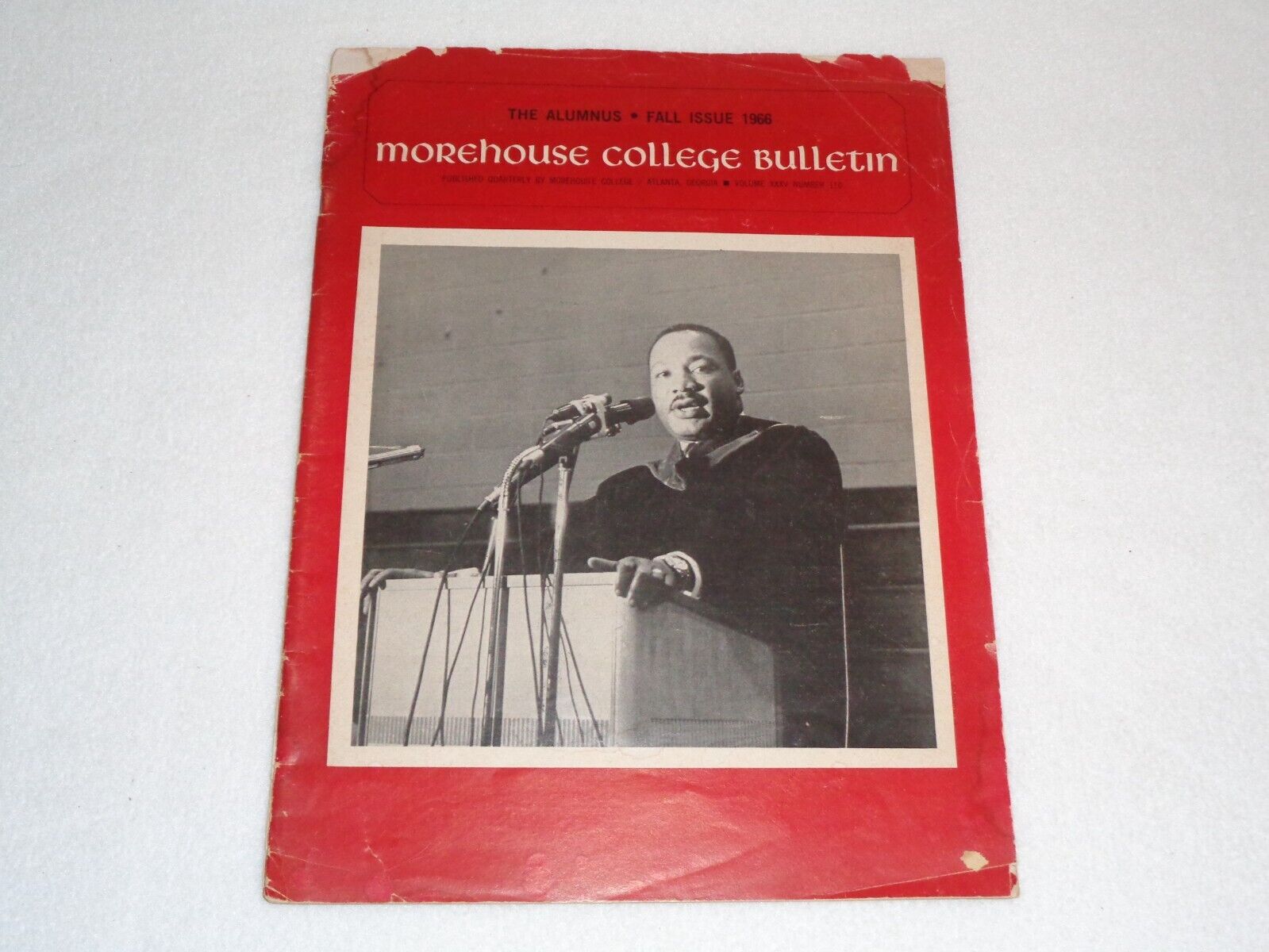 Morehouse College Bulletin 1966 Martin Luther King Rare Historical Publication