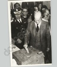 Premier Constantine Caramanlis Casts Ballot ATHENS GREECE 1974 Press Photo picture