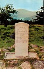 Brigham Young's Birth Place Marker Whitingham Vermont Vintage Postcard picture