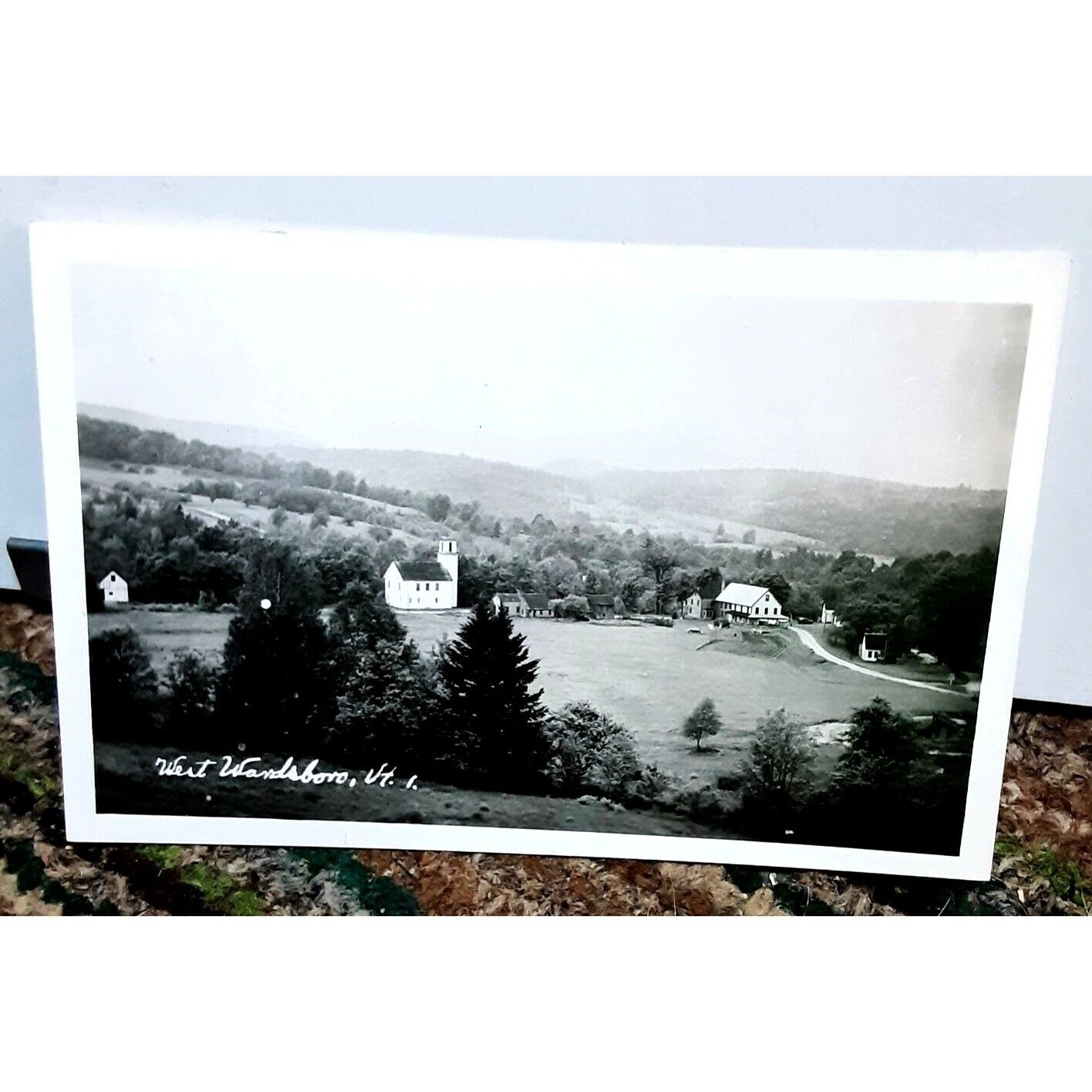 Vintage West Wardsboro Villages Vermont Photo Post Card
