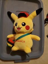 RARE Pokémon Jamaica PIKACHU Plush Toy Doll Rasta No Problem 12