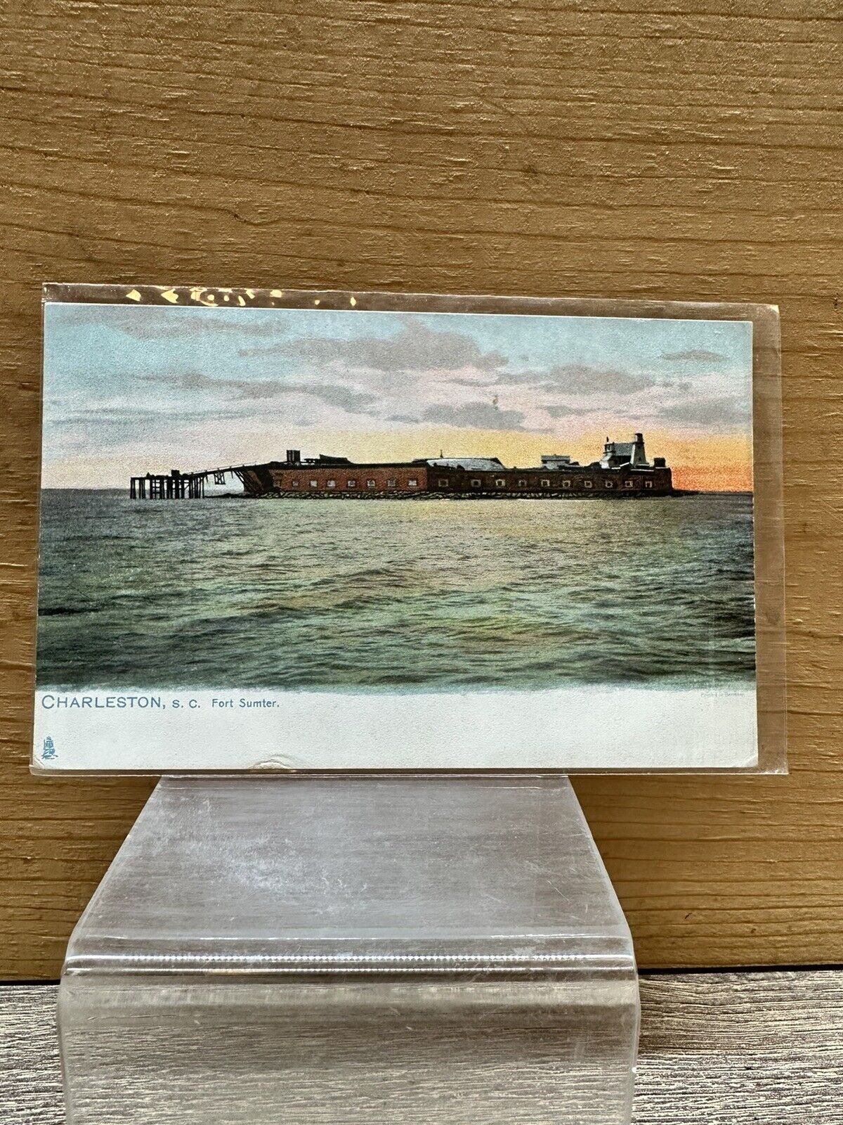 Postcard Charleston South Carolina Fort Sumter Civil War Harbor Lighthouse c1905