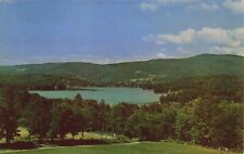 Postcard Ephemera Ely VT Vermont Lake Fairlee Clouds Scenic Rolling Hills USA picture