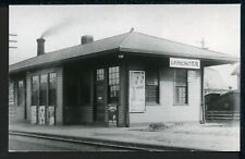 RPPC Lancaster NY Railroad Depot Reproduction Photo Postcard picture