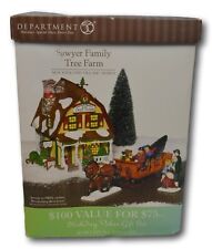 Deptartment 56 Sawyer Family Tree Farm New England Series Christmas Village Dept picture
