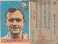 028 DONALD HOWE WBA WEST BROMWICH ENGLAND CARD TOPSTARS 1959 WHITE BACK AB&C picture