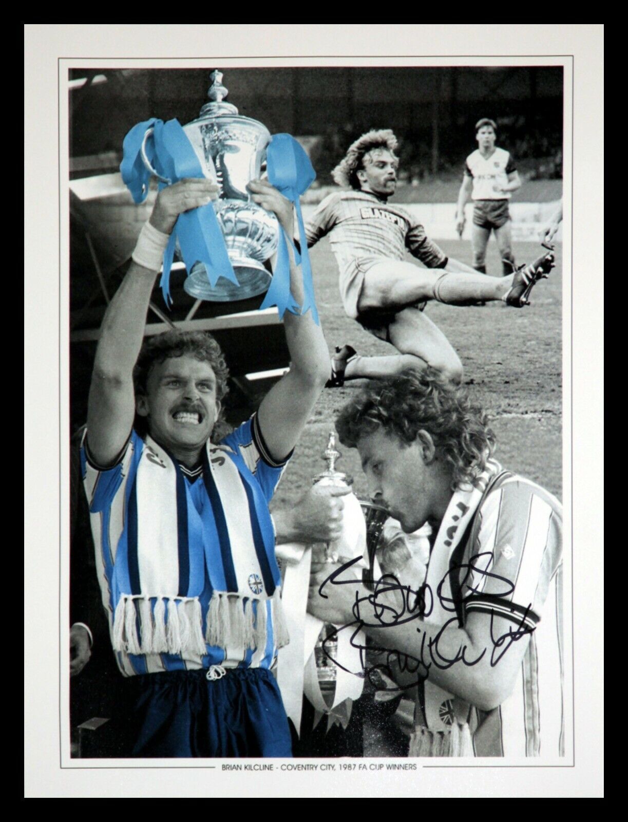 Brian Kilcline Coventry City Signed12x16 Football Montage