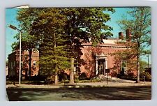 Westfield MA-Massachusetts, The Westfield Athenaeum, Vintage c1976 Postcard picture