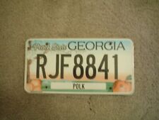 GEORGIA PEACH      LICENSE PLATE BUY ALL STATES HERE  picture