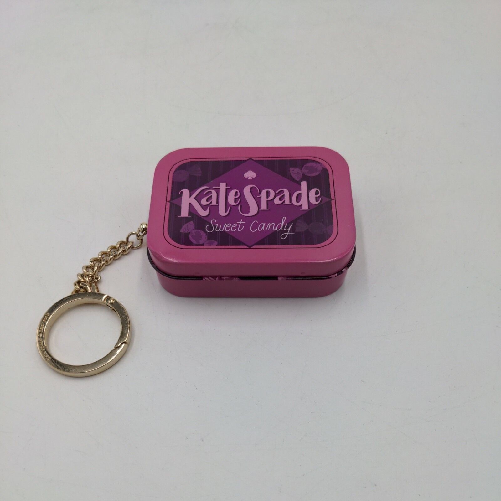 Kate Spade New York Candy Shop Tin Keychain Key Fob