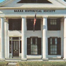 Barre Historical Society Building MA Massachusetts Chrome Postcard picture
