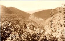 Real Photo Postcard View of Smugglers Notch in Jeffersonville, Vermont picture