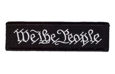 We the People Black Operator US Constitution VELCRO® BRAND Hook Fastener Patch picture