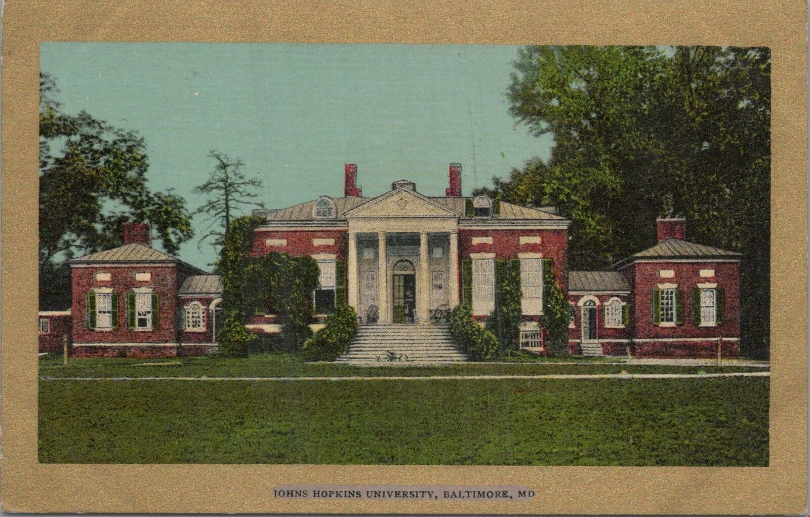 Postcard John Hopkins University Baltimore MD 