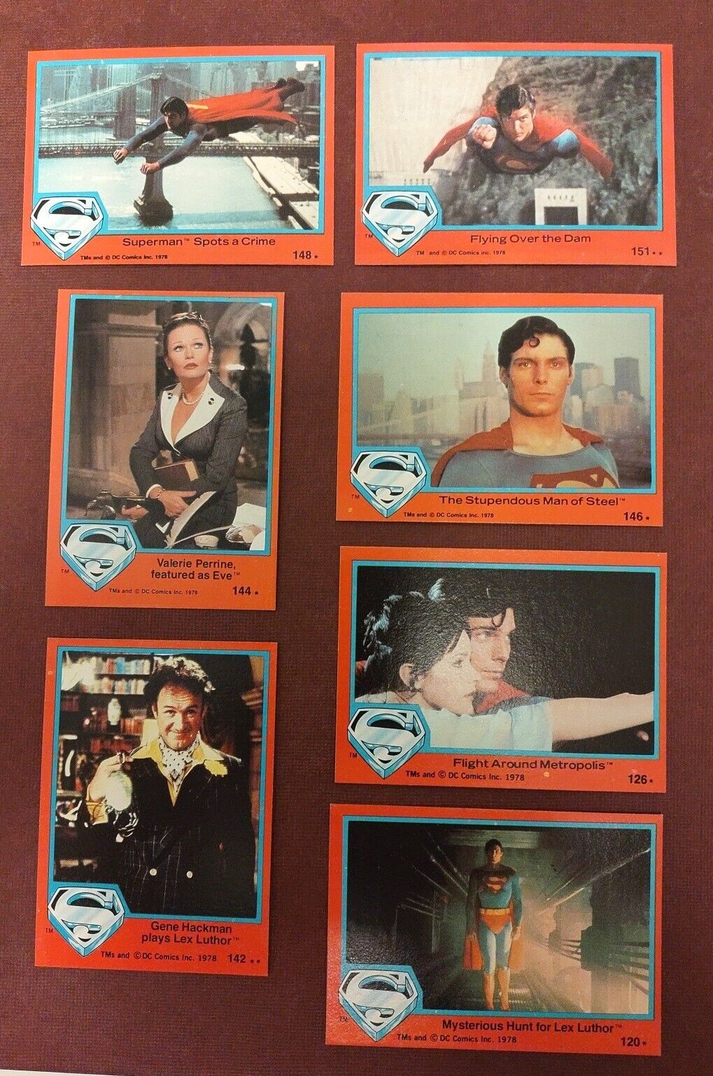 Superman Trading Cards singles NM cond. 1978 Topps U-Pick #78-165 