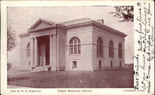 Cragin Memorial Library ~ Colchester Connecticut CT ~ UDB postcard c1905 picture