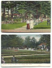  Whalom Park Lunenburg MA Lot of 2 Old Postcards Massachusetts picture