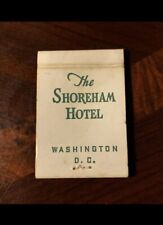 The Shoreham Hotel Washington DC Palladian Room Historic Matchbook Cover ~ picture