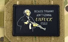 George Washington tyranny Morale Patch / Military Badge ARMY Tactical 159 picture
