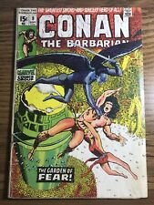 CONAN THE BARBARIAN 9 VINTAGE ROY THOMAS BARRY WINDSOR-SMITH MARVEL 1971 picture