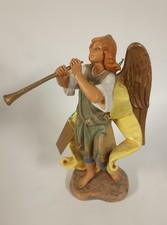 VTG Fontanini Lemuel Angel 5” Horn Blower Nativity Figure picture
