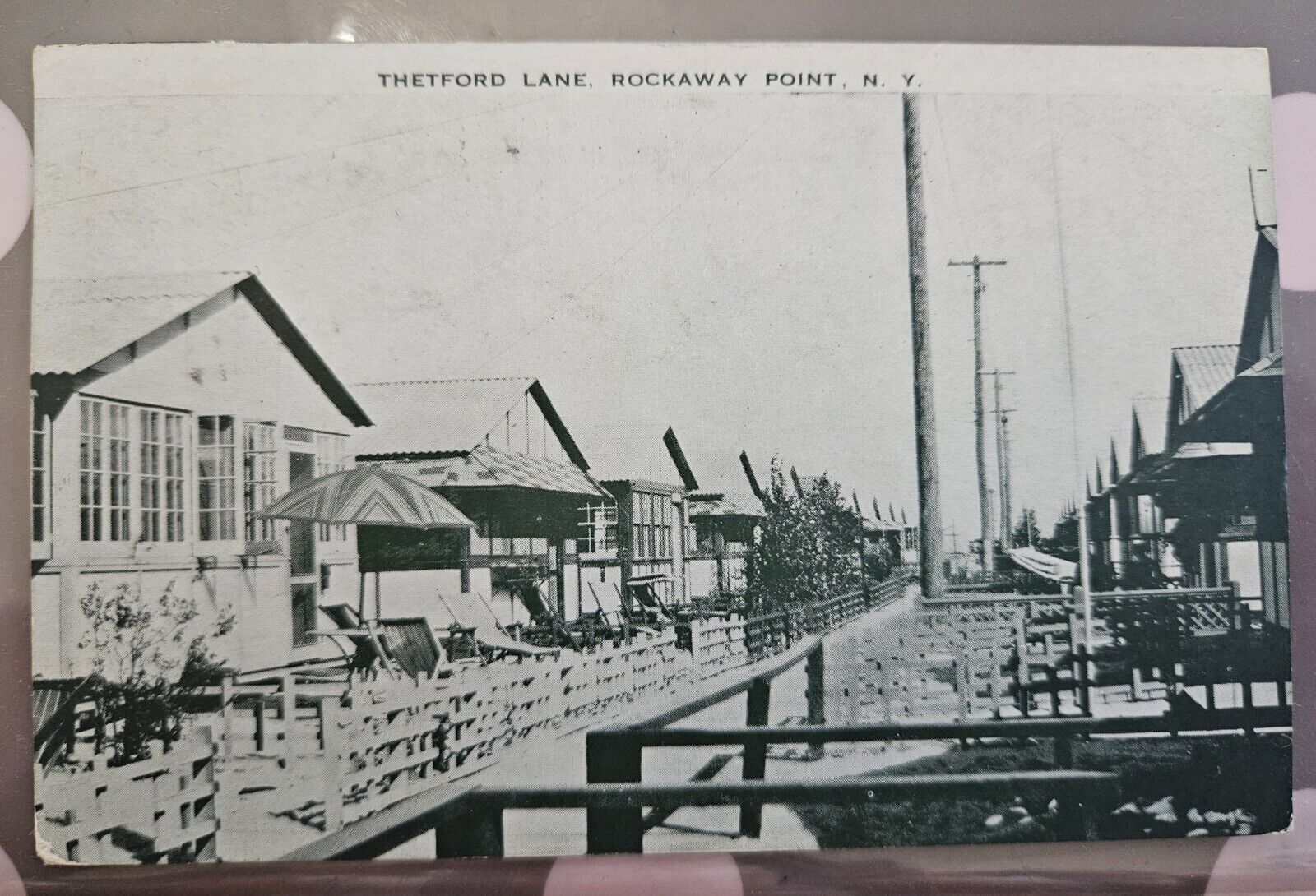 1937 Breezy Point ROCKAWAY Thetford Ln Queens Long Island New York NYC Post Card