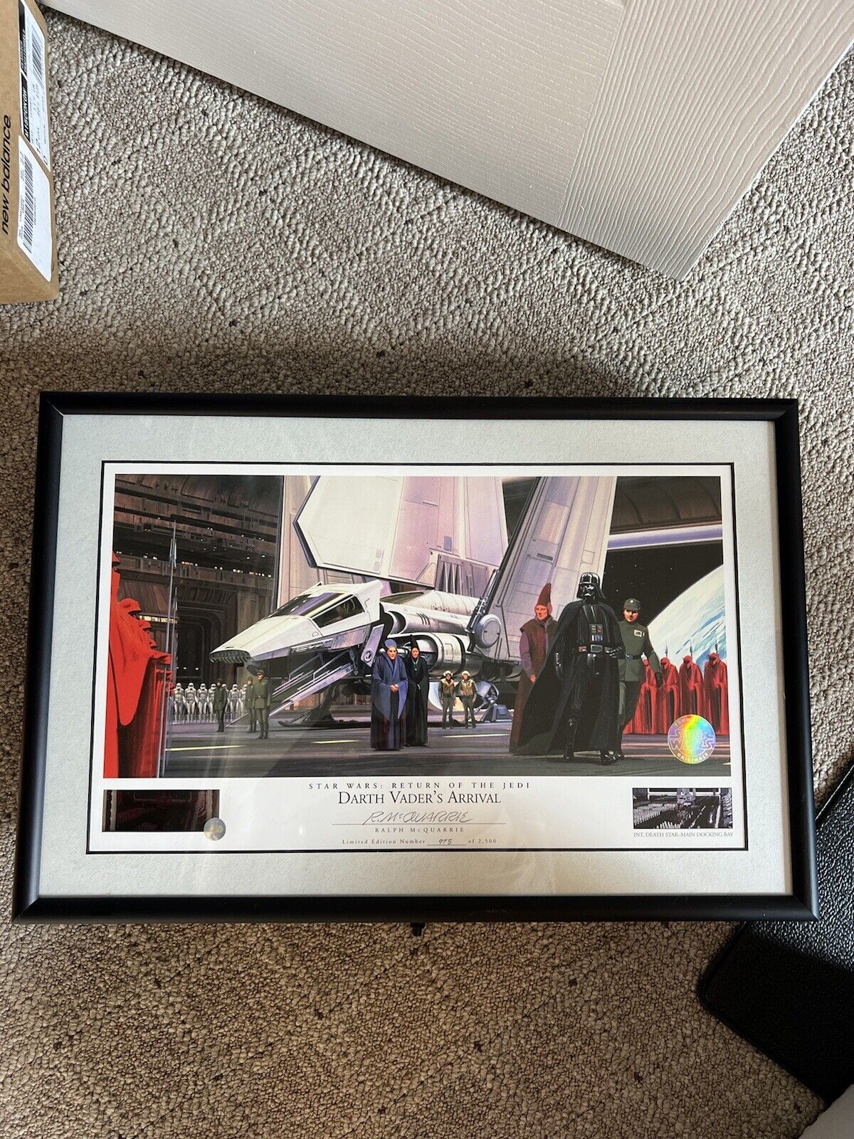Ralph McQuarrie Limited Edition Signed Lithograph Darth Vader’s Arrival