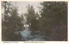 Fairlee, Vermont, VT, The Outlet of Lake Morey, 1922 Vintage Postcard e7843 picture