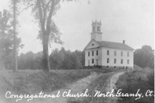 Congressional Church North Granby Connecticut CT Reprint Postcard picture