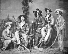 1872 Old West Photo - Featuring Wild Bill Hickok, Buffalo Bill Cody, Texas Jack picture