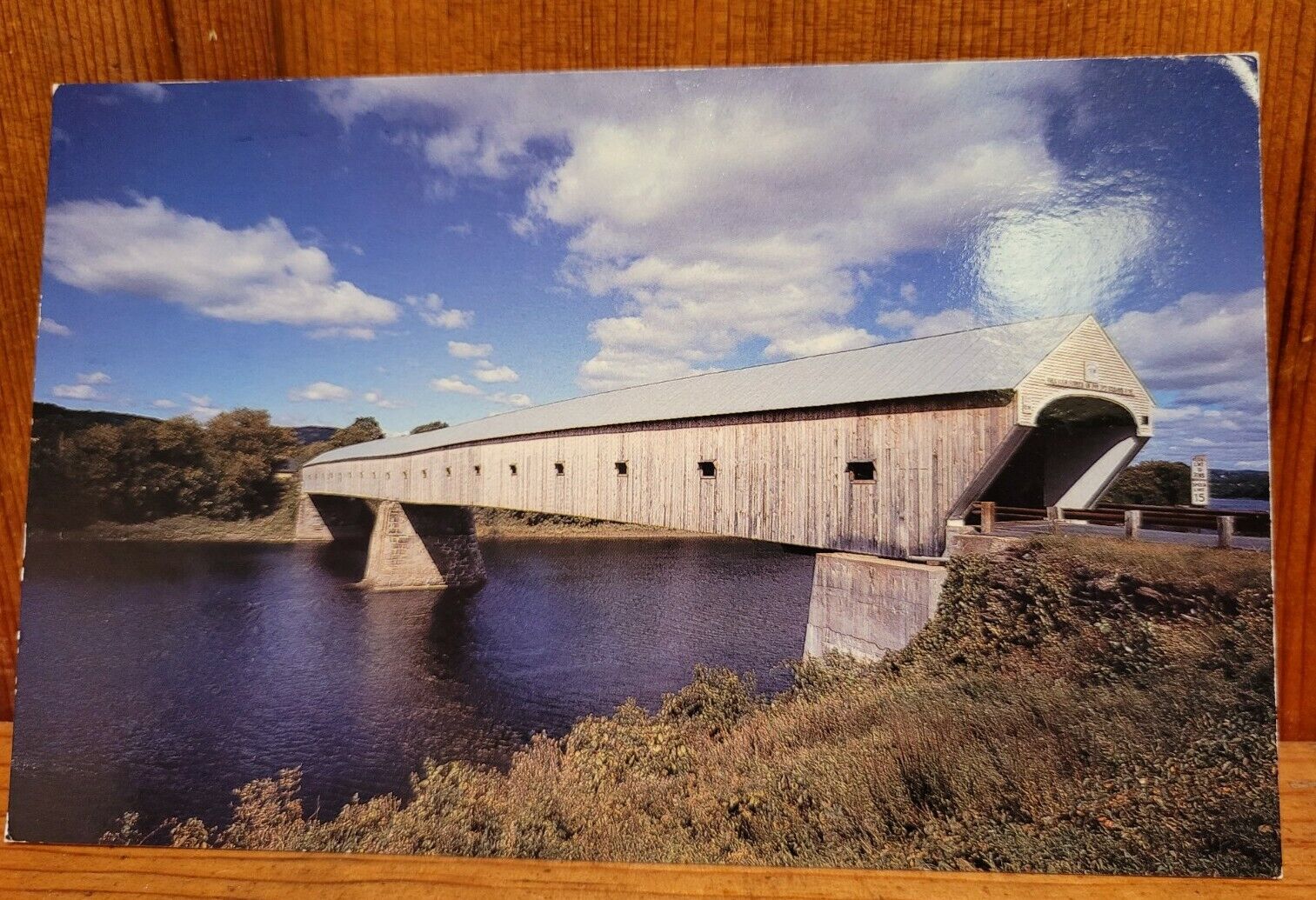Vermont Postcard: Windsor/Cornish Covered Bridge by Frank Forward 3.5x5.5