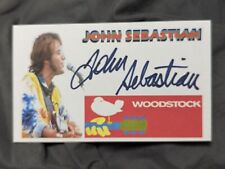 JOHN SEBASTIAN WOODSTOCK Authentic Hand Signed Autograph  picture