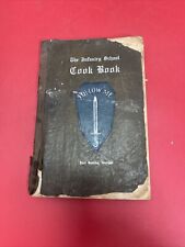 US ARMY INFANTRY SCHOOL, FORT BENNING, Cookbook ,Autograph 1926 picture