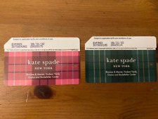Kate Spade Limited Edition Collectible 2 Card Set New York Metrocard NYC picture