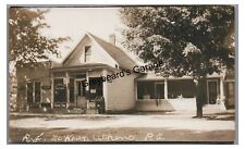 RPPC McKean Grocery Store ATHENS PA Bradford County Vintage Real Photo Postcard picture
