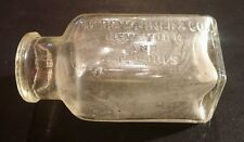 WmR Warner & Co Clear Glass Bottle, New York & St.Louis picture