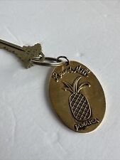 Vintage hotel/motel Round Hill Jamaica room key and keychain picture
