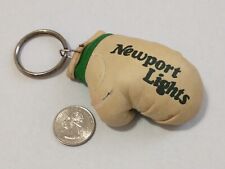 Vintage Newport Lights (Cigarettes) Boxing Glove Advertising Keychain  picture
