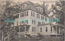 Jeffersonville NY - FAIR VIEW HOUSE HOTEL - Postcard Sullivan County Catskills picture