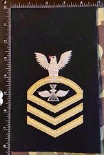 US Navy Gold Rate Photographer's Mate Chief Petty Officer rank Patch USN PHC picture