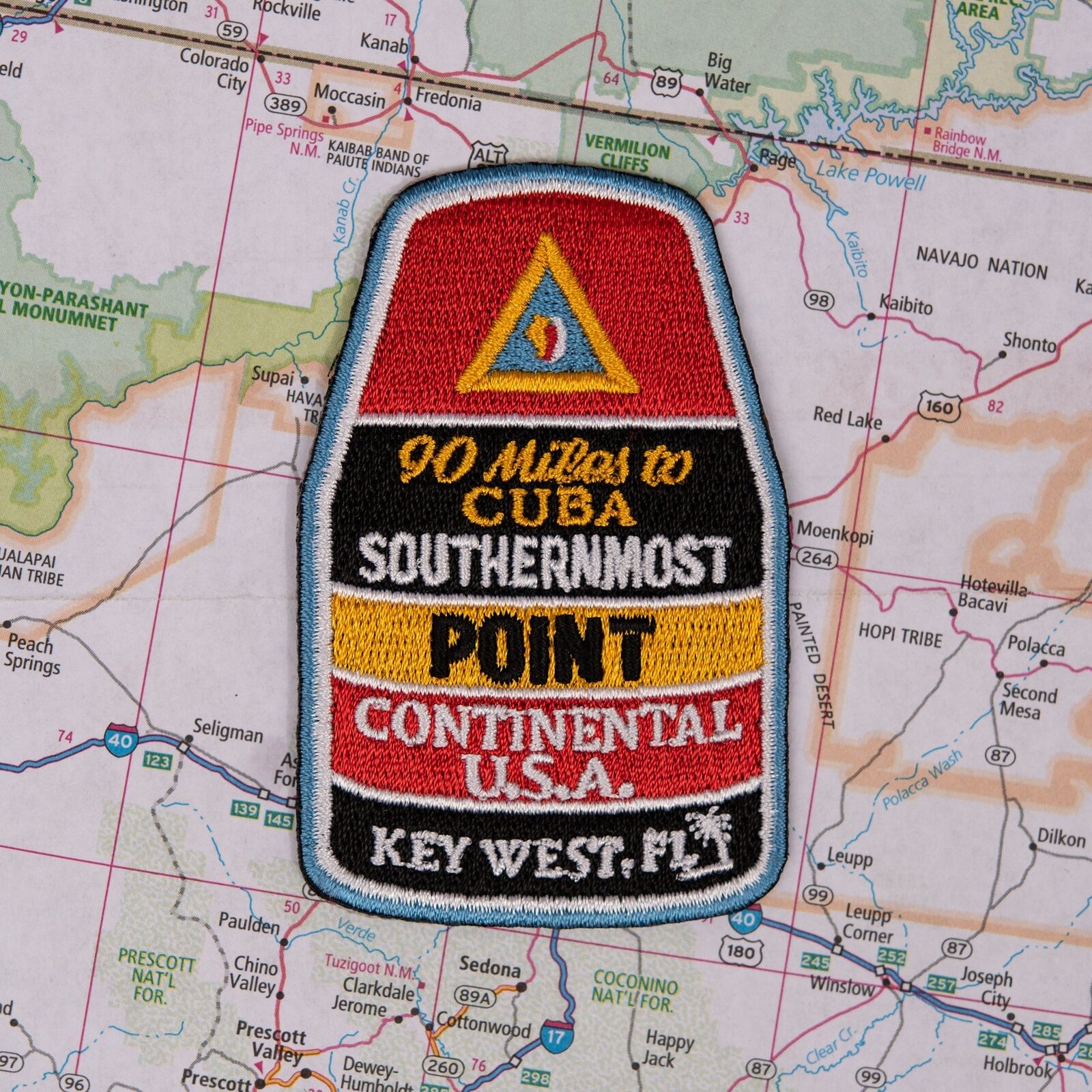 Key West Iron on Travel Patch - Great Souvenir or Gift for travellers