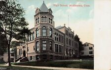 High School, Middletown, Connecticut, Early Postcard, Used in 1911 picture
