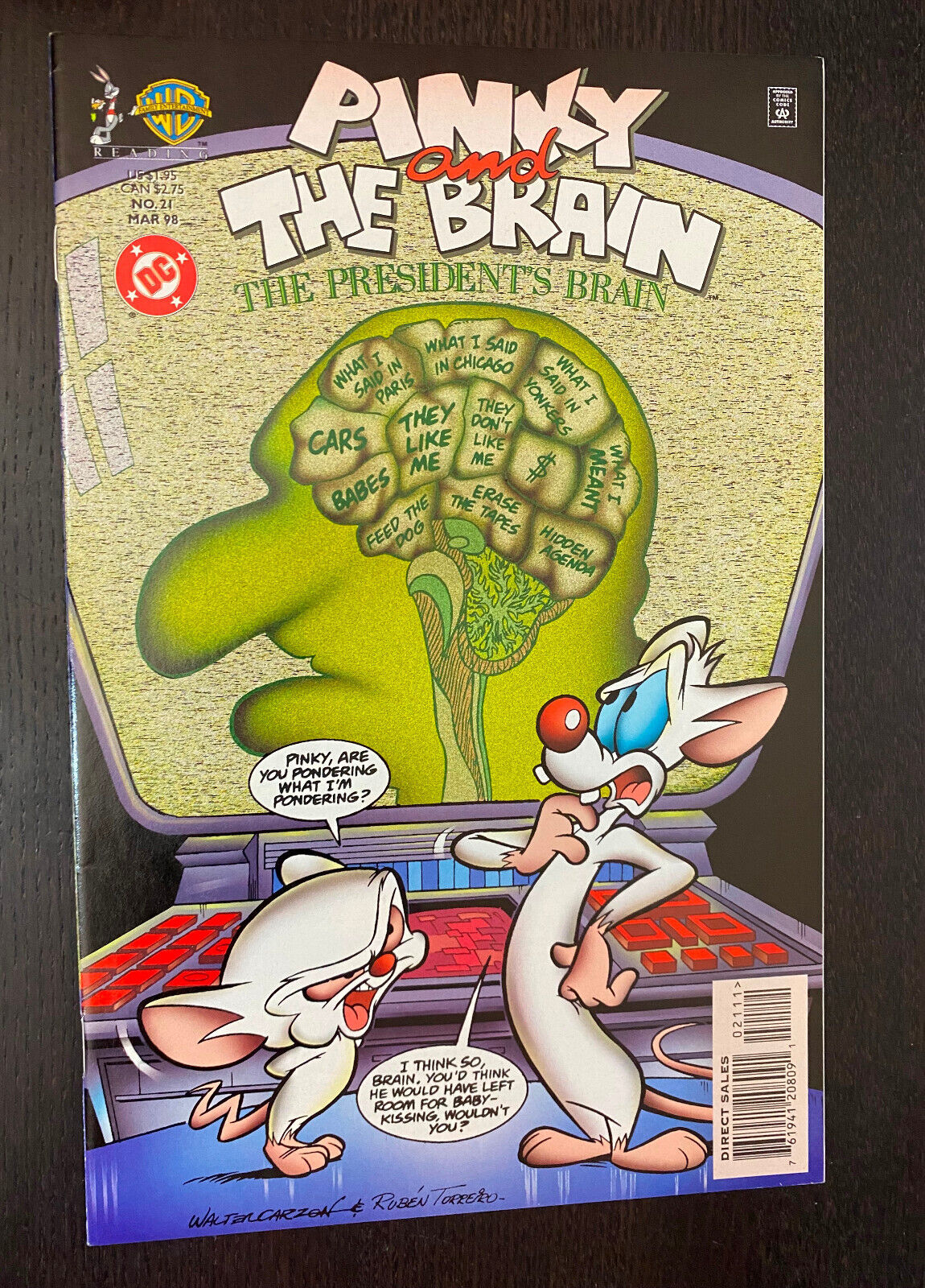 PINKY AND THE BRAIN #21 (DC Comics 1998) -- Warner Brothers -- VF/NM