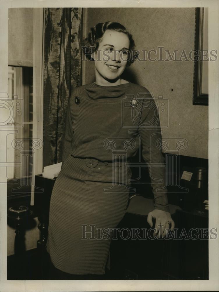 1935 Press Photo Mary Catherine Prinz, now Mrs. Edward J. Jaynes - mja14458