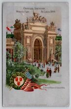 1904 Official Souvenir World's Fair St Louis Palace of Liberal Arts Postcard C22 picture