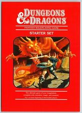 Dungeons & Dragons, Cover, Basic Rules Set 1 (Red Box) L Elmore, 1983 - Postcard picture