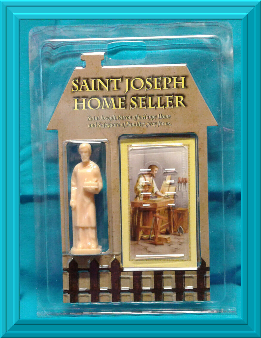 St. Joseph Statue Home Seller Selling KIT Saint House Figure Card & Instructions