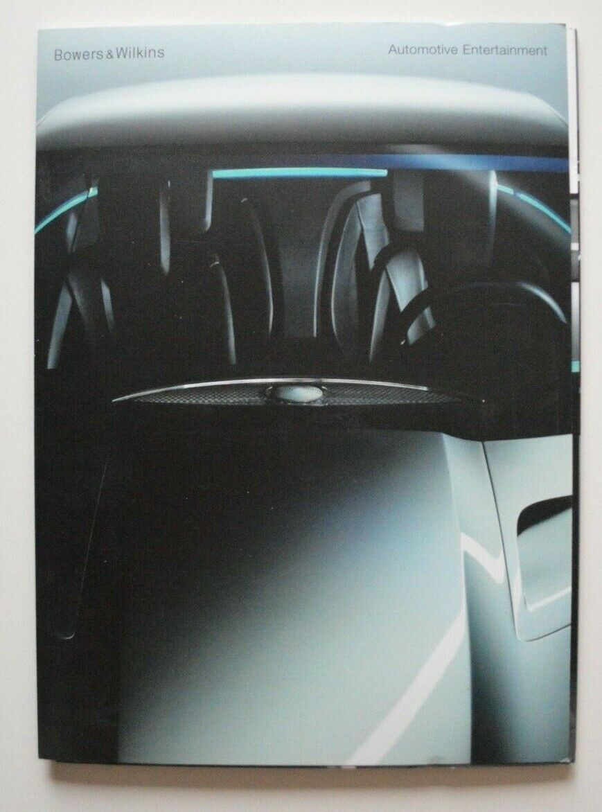 2007 Jaguar Bowers & Wilkins C-XF Concept Sedan Press Brochure Kit Detroit Show