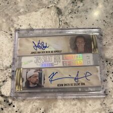 2022 UD Jay And Silent Bob Reboot KEVIN SMITH JAMES VAN DER BEEK Dual Auto 11/49 picture