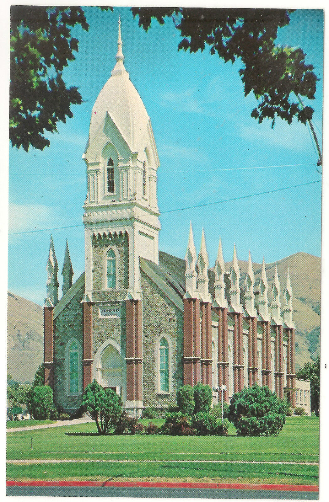 Brigham City LDS/Mormon Tabernacle, Utah, Eric J. Seaich,Unused Vintage Postcard